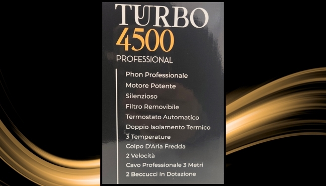 Hairtime | Phon Turbo 4500 Professional 2100 Watts